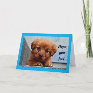 Tarjeta Cuidadosa Cachorrona