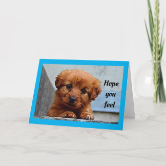 Tarjeta Cuidadosa Cachorrona