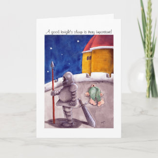 Tarjeta Cuídate pronto, personalizado del palacio medieval