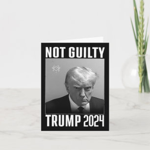 Tarjeta Culpable de Trump 2024 No Más Votar 2024 Contra Tr