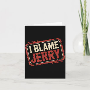 Tarjeta culpo a jerry