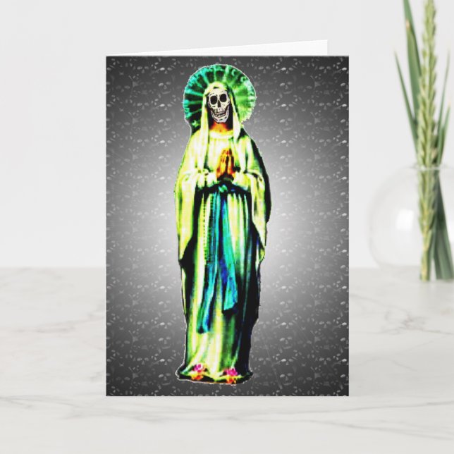 Tarjeta Culto de Santa Muerte (Anverso)