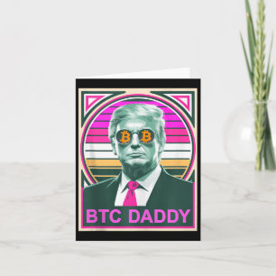 Tarjeta Cum Trump Bitcoin Btc Daddy Auditoría De Finanzas 