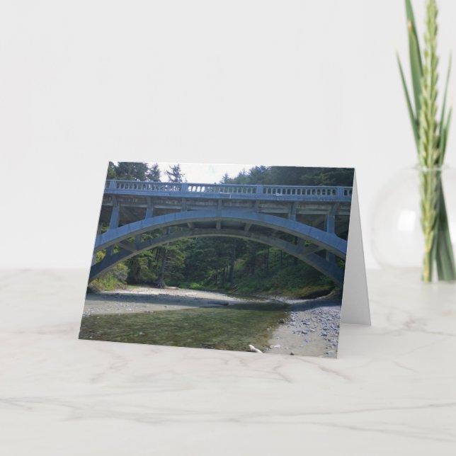 Tarjeta Cummins Creek en el Parque Estatal Neptune, OR (Anverso)