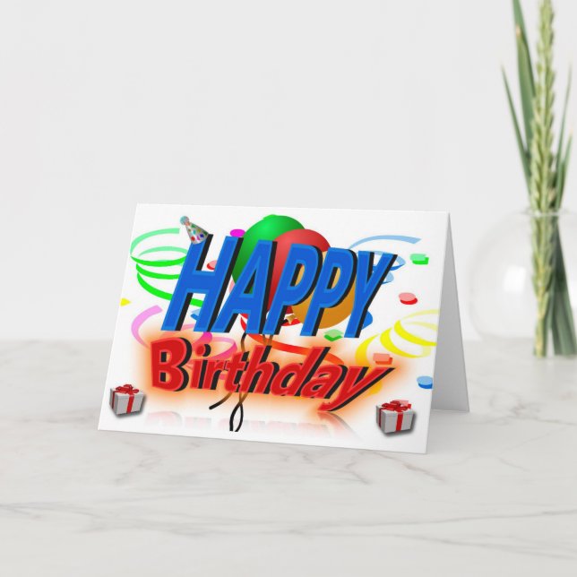 Tarjeta Cumpleaños (Anverso)