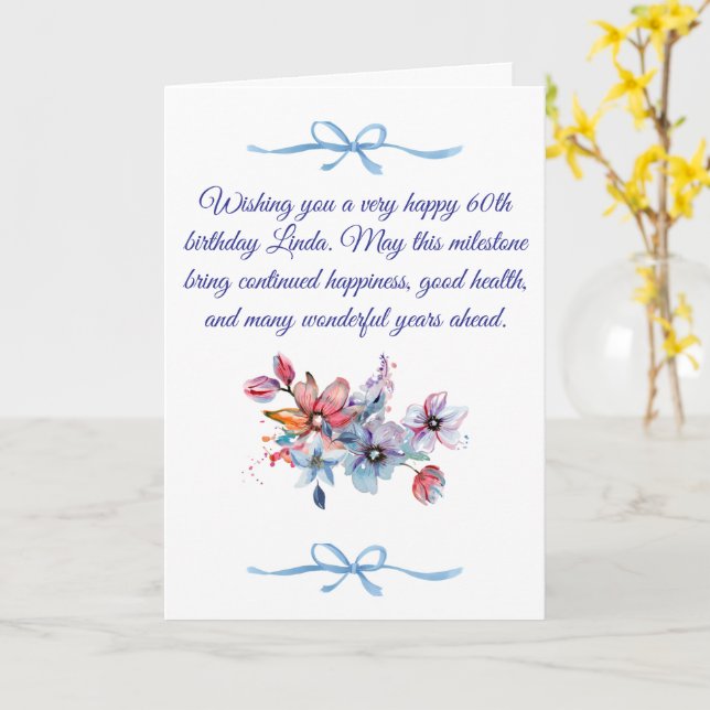 Tarjeta Cumpleaños (flor amarilla)