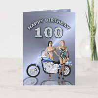 cumpleaños 100 con chicas y una motocicleta