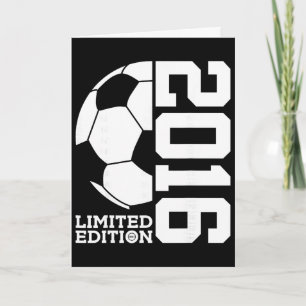 Tarjeta Cumpleaños 10 Edición Limitada Fútbol 2016 _1