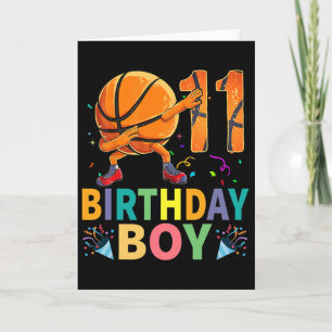 Tarjeta Cumpleaños 11 Sketll Dabbing 11 años niños para