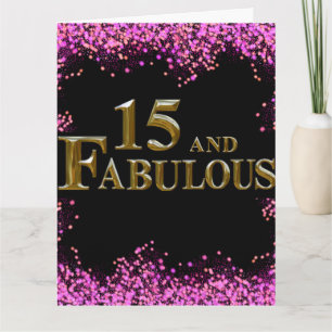 Tarjeta Cumpleaños 15