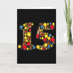 Tarjeta Cumpleaños 15 Años Chicas Tema Softll 15 Años Cump