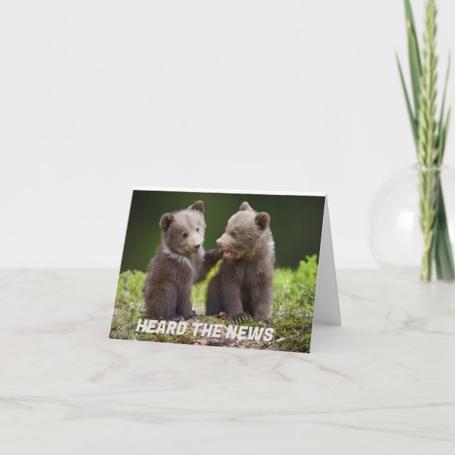 TARJETA CUMPLEAÑOS *16* DE LOS OSOS CHISMOSOS (Anverso)