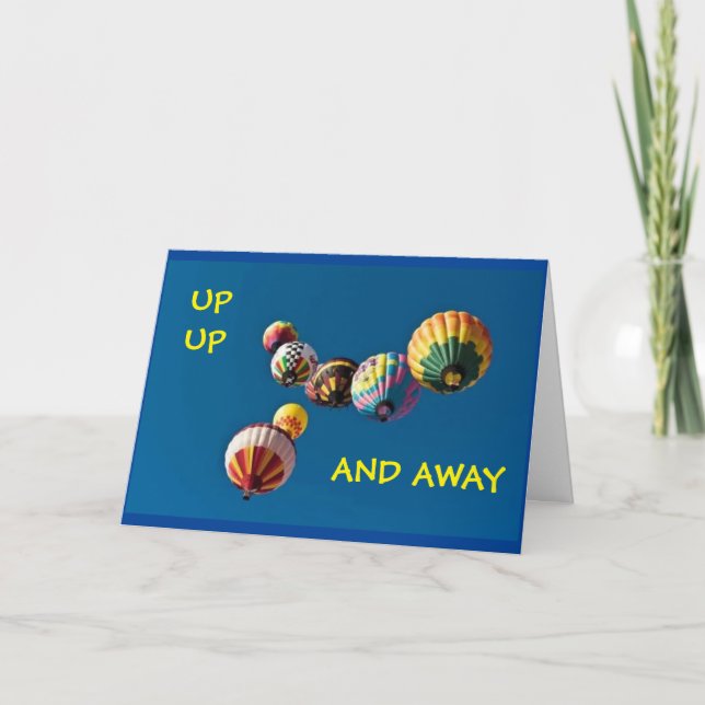 Tarjeta cumpleaños *16* - ¡SUBE, SUBE Y ALÉJATE! (Anverso)