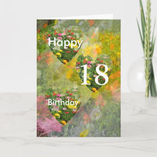 Tarjeta Cumpleaños 18 (Anverso)