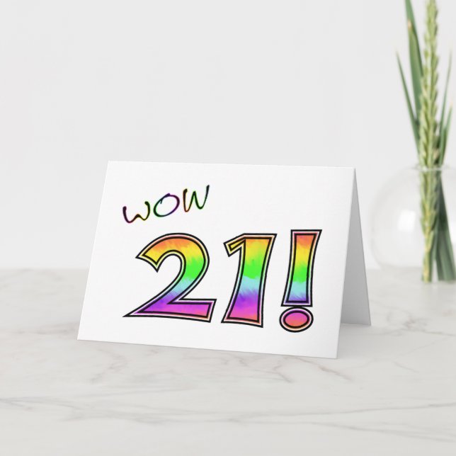 TARJETA CUMPLEAÑOS 21 (Anverso)