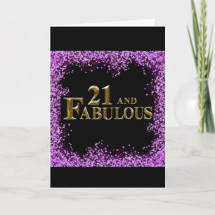 Tarjeta Cumpleaños 21