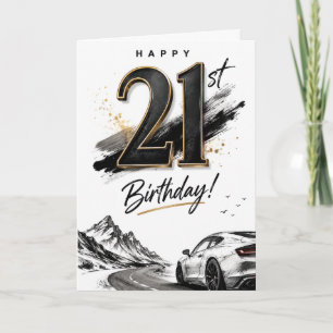 Tarjeta Cumpleaños 21 del Hombre