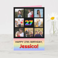 Cumpleaños 27: Arcoiris divertido #, fotos Persona