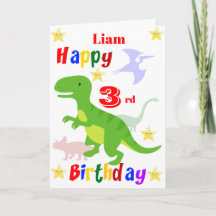 Cumpleaños 3 del Dinosaurio Verde