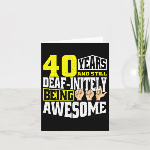 Tarjeta Cumpleaños 40 Años De Ser Increíble