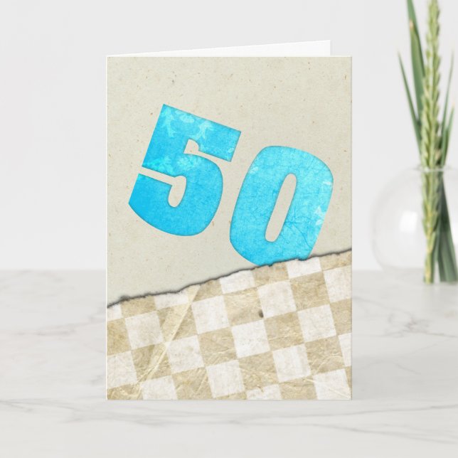 Tarjeta Cumpleaños 50 (Anverso)