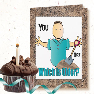 Tarjeta Cumpleaños 50 del hombre caricatura divertido sarc
