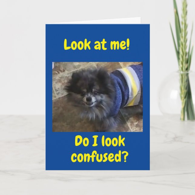 TARJETA "CUMPLEAÑOS 50" TAN CONFUNDIDO - ¡NO LO PUEDO DEJA (Anverso)