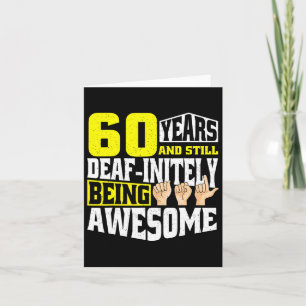 Tarjeta Cumpleaños 60 Años De Ser Increíble