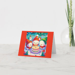 Tarjeta Cumpleaños 6 de los navidades