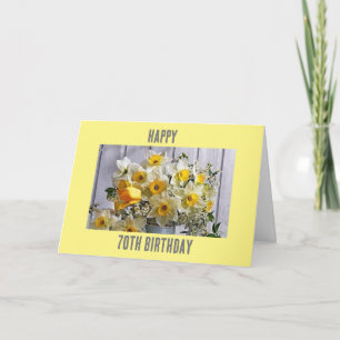 TARJETA "CUMPLEAÑOS 70" DESEA A ALGUIEN QUE TE IMPORTE