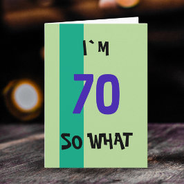 Tarjeta Cumpleaños 70 divertido para él