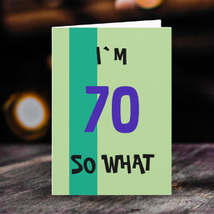 Tarjeta Cumpleaños 70 divertido para él