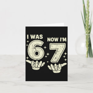 Tarjeta cumpleaños 7 era 6 7 seis siete 6 7 meme niños chi