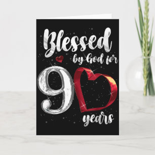 Tarjeta Cumpleaños 90 Bendecido Por Dios Por 90 Años Cumpl