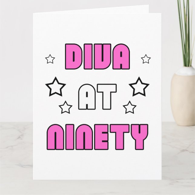 Tarjeta Cumpleaños 90 de las mujeres (Anverso)
