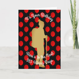 Tarjeta Cumpleaños a los 365 días que caminan próximos