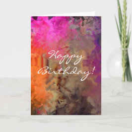 Tarjeta Cumpleaños abstracto