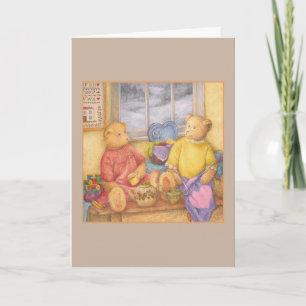 Tarjeta cumpleaños acogedor americana del personalizado de