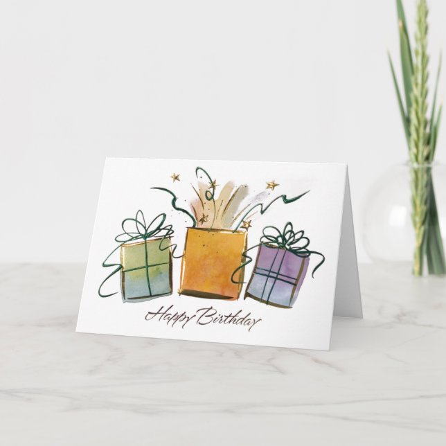 Tarjeta Cumpleaños actual (Anverso)