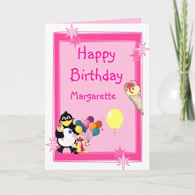 Tarjeta Cumpleaños adaptable (Anverso)