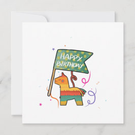 Tarjeta Cumpleaños adorable dibujado a mano