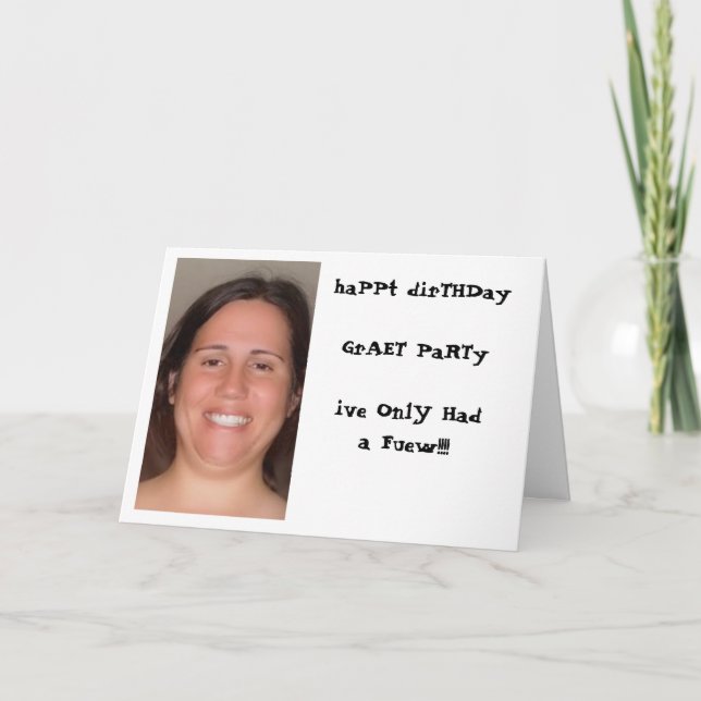 Tarjeta Cumpleaños adulto (Anverso)