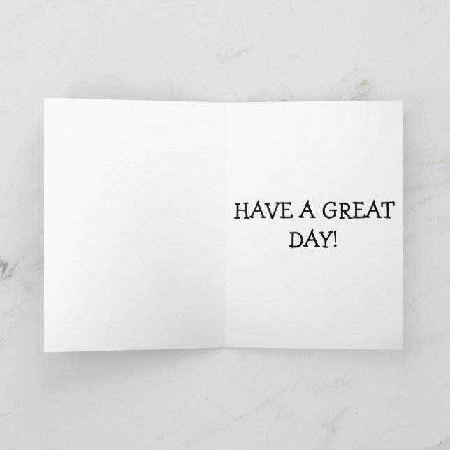 Tarjeta Cumpleaños AÑADE TU PROPIO TEXTO  (Interior)