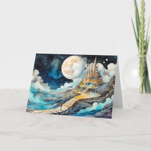 Tarjeta Cumpleaños | Atrévase A Deambular Después De La Me (Anverso)