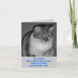 Tarjeta Cumpleaños - Be Mary