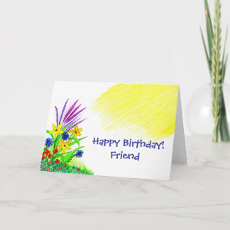 Tarjeta Cumpleaños Bouquet