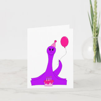 Tarjeta ¡Cumpleaños Brontosaurus!