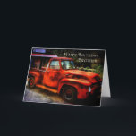 Tarjeta Cumpleaños Brother - camión clásico<br><div class="desc">Tarjeta ideal para ese hermano que es una piel de ante real del coche</div>