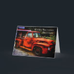 Tarjeta Cumpleaños Brother - camión clásico<br><div class="desc">Tarjeta ideal para ese hermano que es una piel de ante real del coche</div>