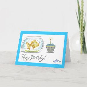 Tarjeta "Cumpleaños burbujeante "